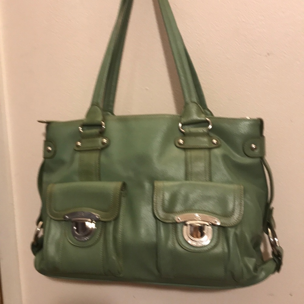 Kathy Van Zeeland Bag Hobo/Tote in Yummy Green